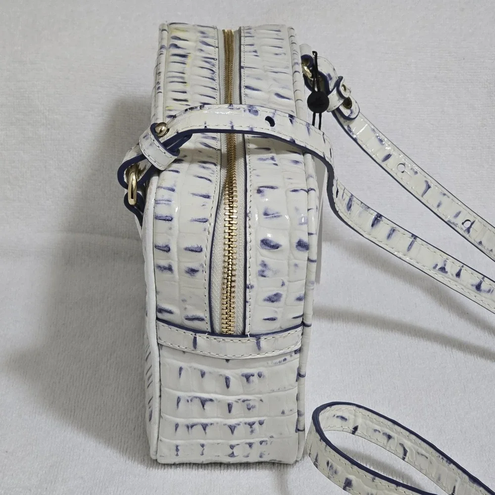 Brahmin Demi Crossbody Bag Marina La Scala Croc Embossed Leather Dillard's Exclu